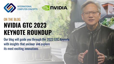 NVIDIA GTC 2023 Keynote Product Announcements .